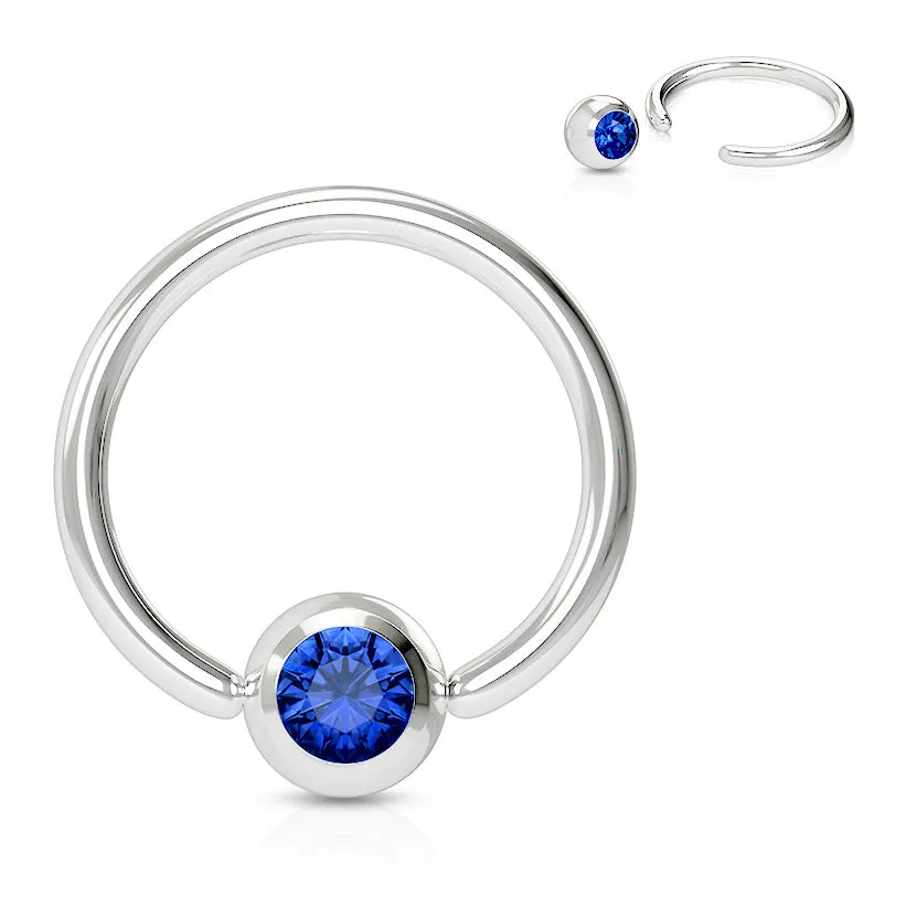 16g Classic Gem Captive Bead Body Jewellery