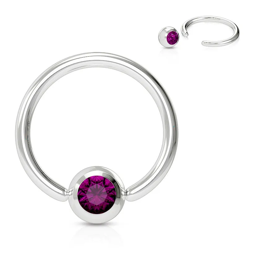 16g Classic Gem Captive Bead Body Jewellery