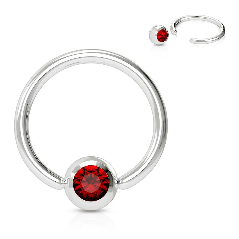 16g Classic Gem Captive Bead Body Jewellery