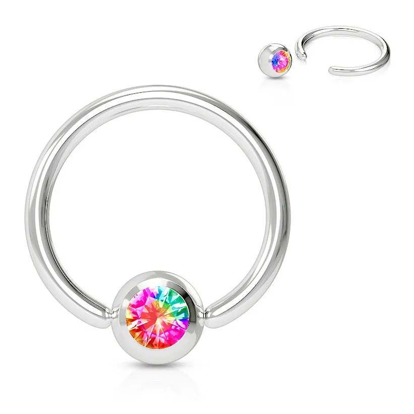 16g Classic Gem Captive Bead Body Jewellery