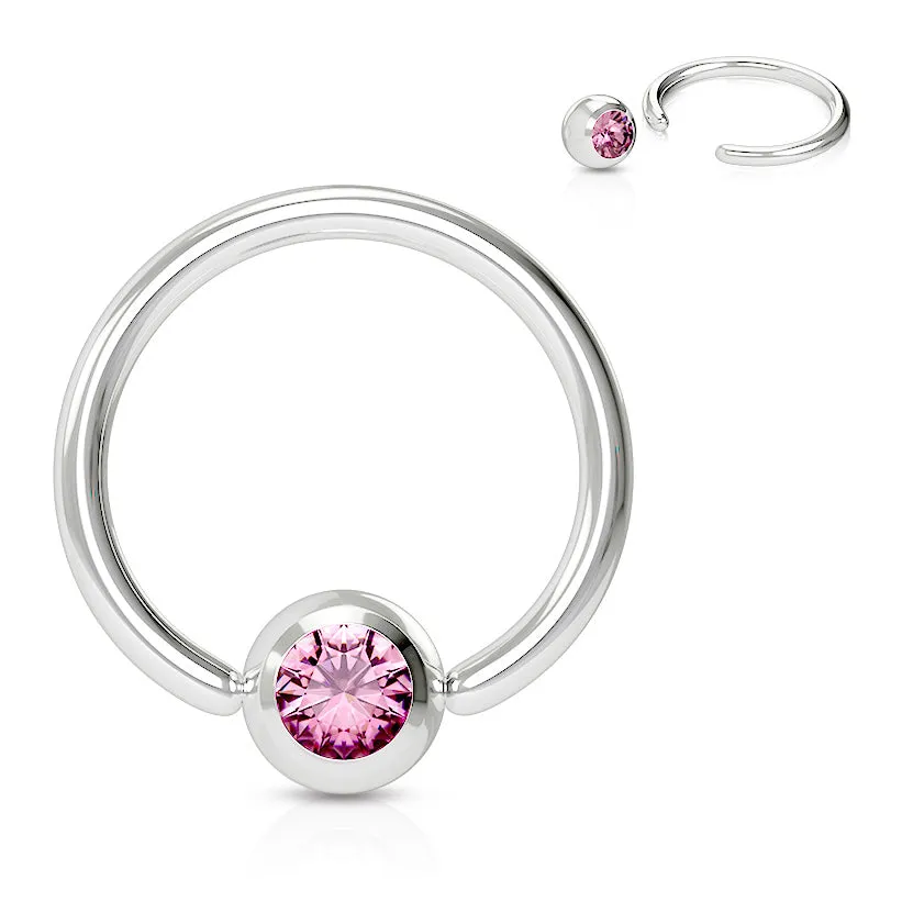 16g Classic Gem Captive Bead Body Jewellery