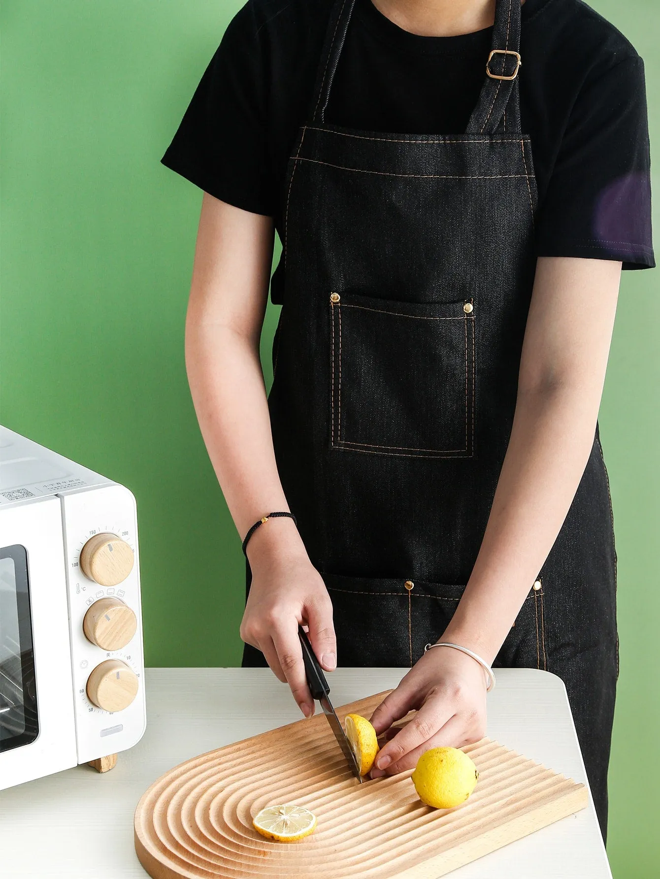 1pc Denim Fabric Apron