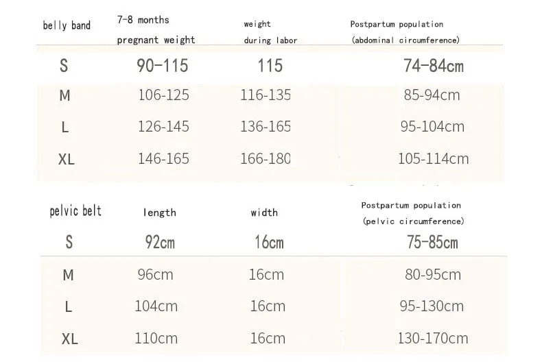 2 in 1 Postpartum Belly Band Support Recovery Wrap for Post Pregnancy Maternity C section Women Body Shaper Shapewear