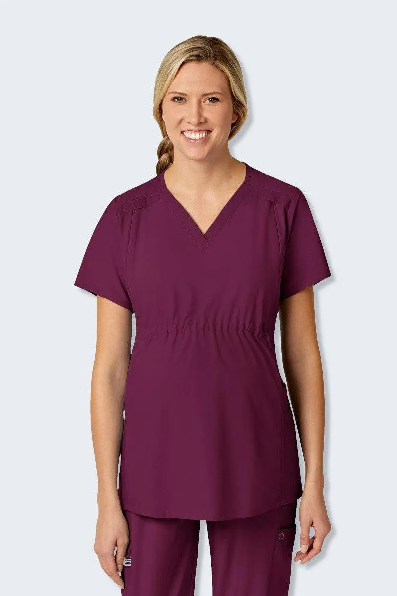 4555 WonderWink W123 Women's Maternity Fit Scrub Top