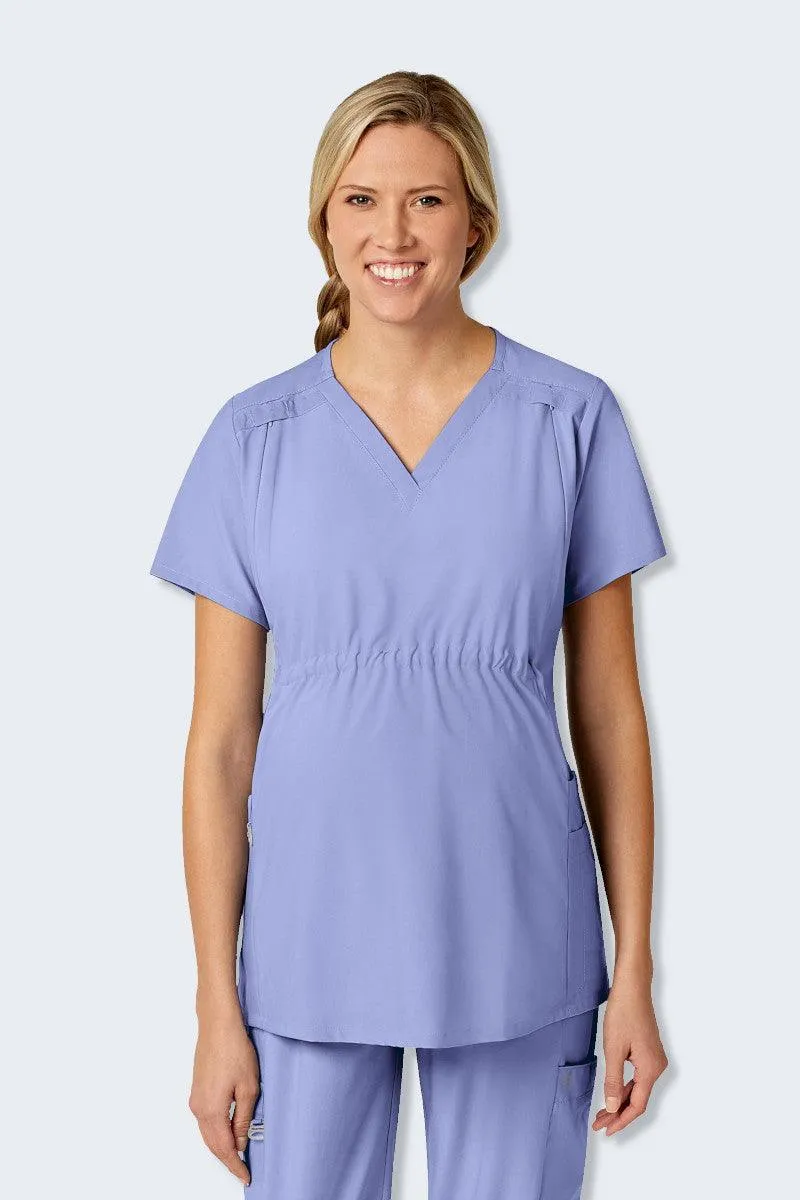 4555 WonderWink W123 Women's Maternity Fit Scrub Top