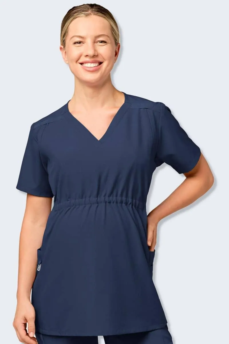 4555 WonderWink W123 Women's Maternity Fit Scrub Top