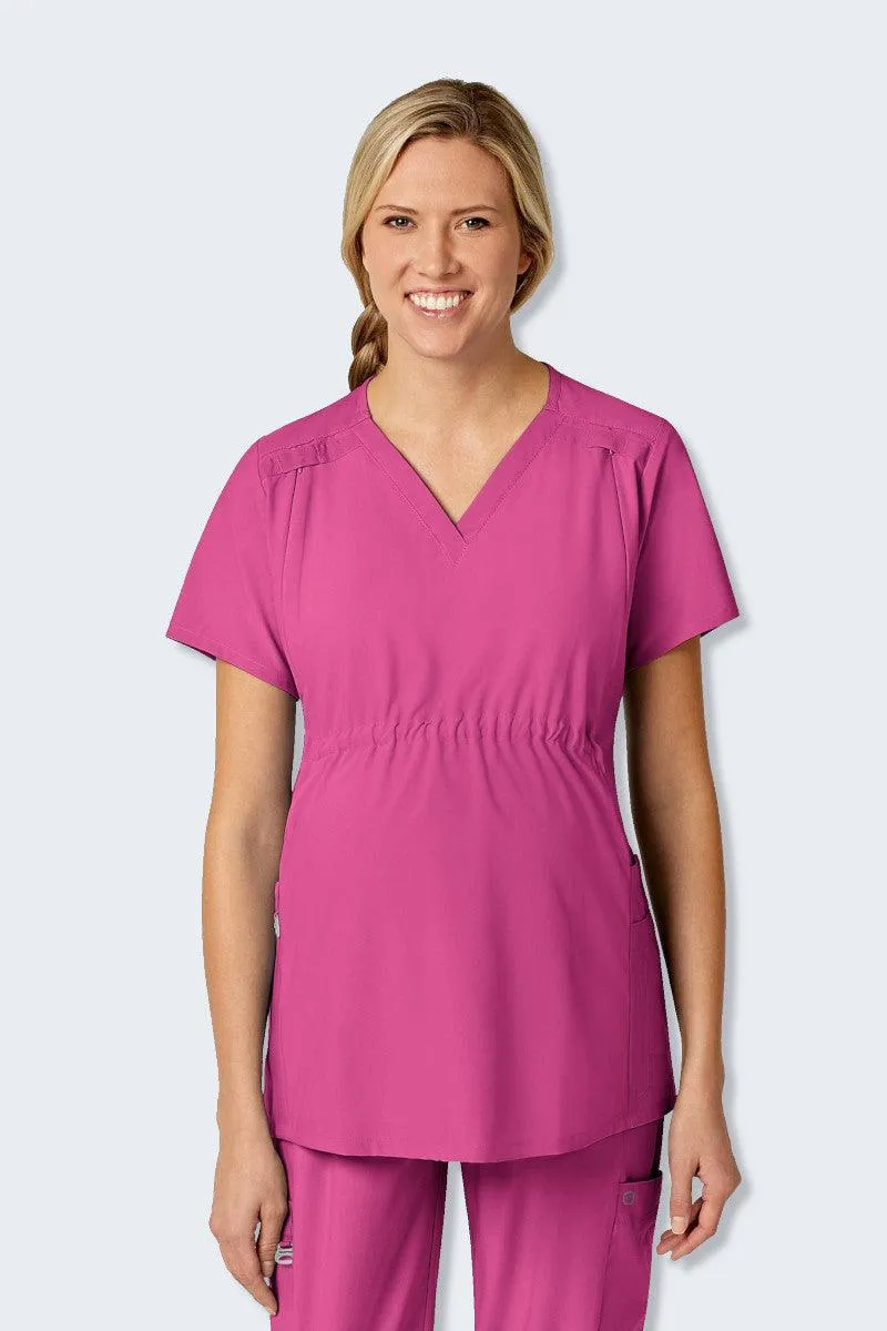 4555 WonderWink W123 Women's Maternity Fit Scrub Top
