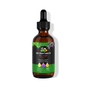 Aliver 3-IN-1 Black Castor Oil With Lavender & Argan Oil