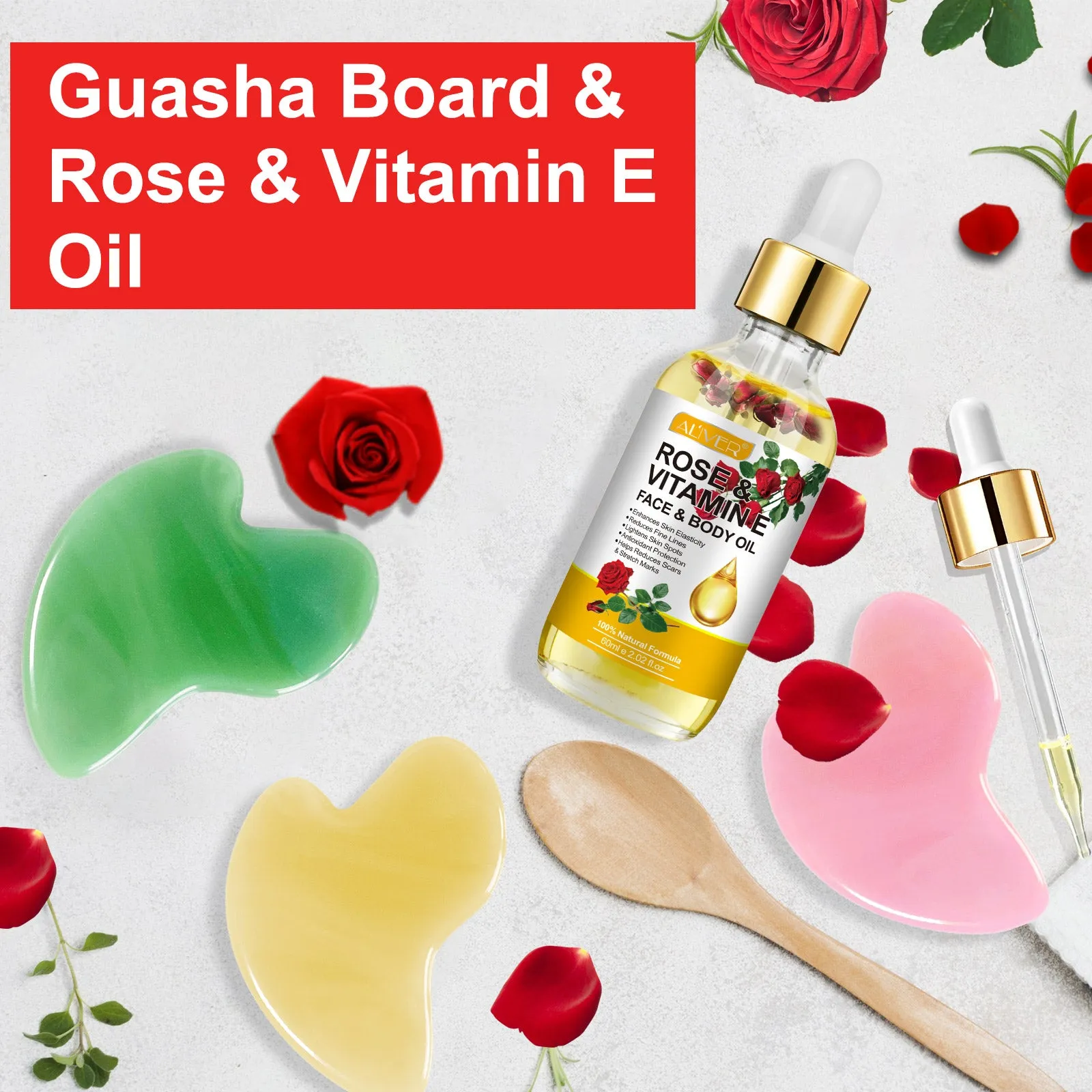 ALIVER Rose Vitamin E Oil 60ml