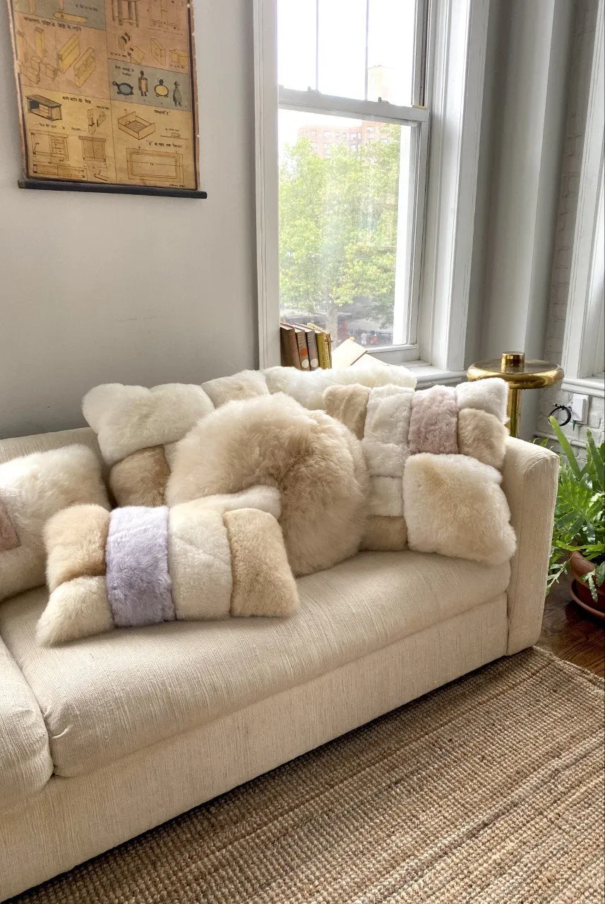 Alpaca Colorblock Pillow 2