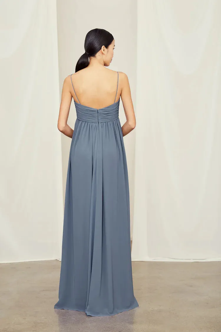 Amsale Janan Maternity Dress - G897F (French Blue 12 & Navy 12)