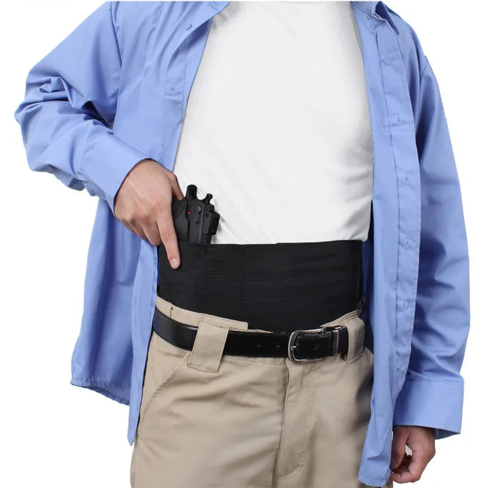 Black - Tactical Concealed Elastic Dual Belly Holster