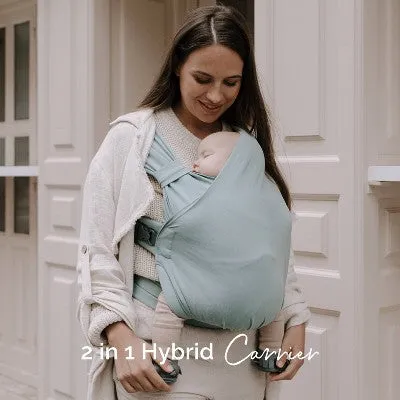 Boba Bliss 2-in-1 Hybrid Baby Carrier & Wrap - Sea Mist