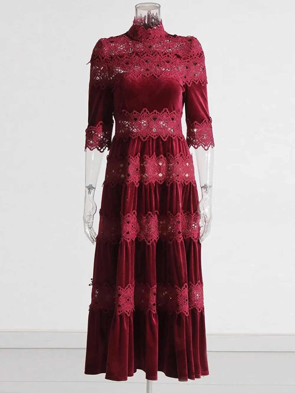 Damara Hollow Out Midi Dress