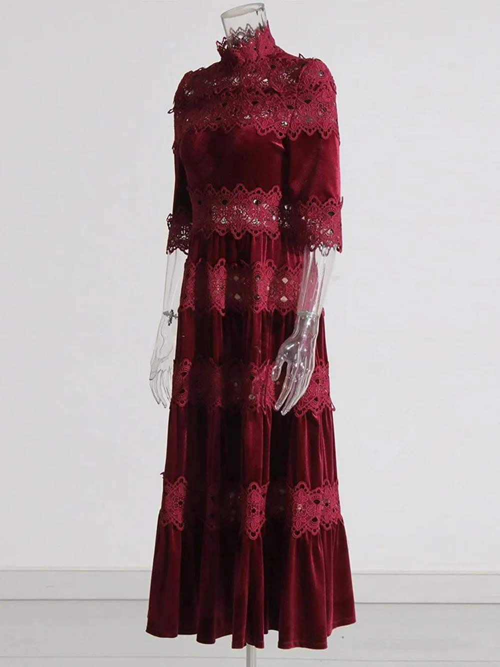 Damara Hollow Out Midi Dress
