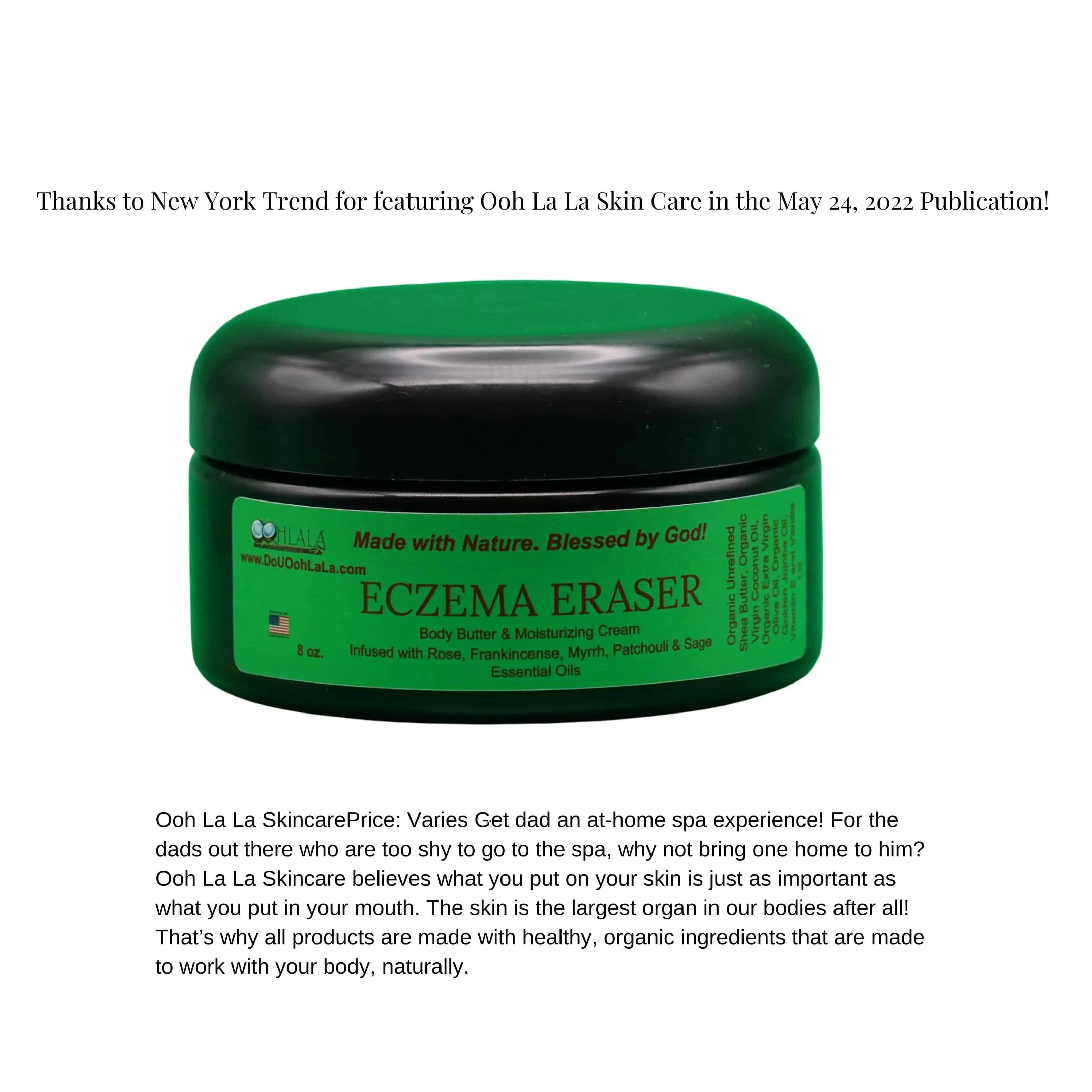 Eczema Eraser Body Butter & Moisturizing Cream