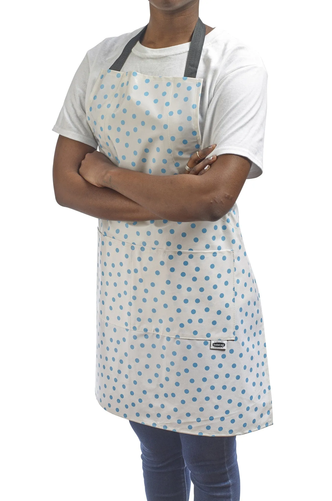 Freckled Sage Aprons Dot Collection