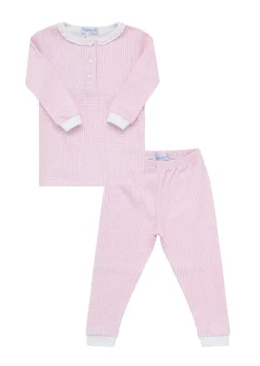 Gingham Pajamas - Pink