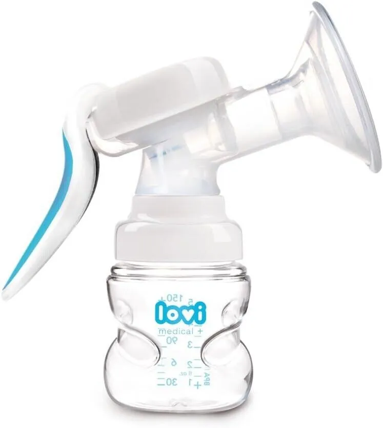Haberman Lovi Manual Breast Pump 2 Phase Rhythm With Adjustable Suction Strength