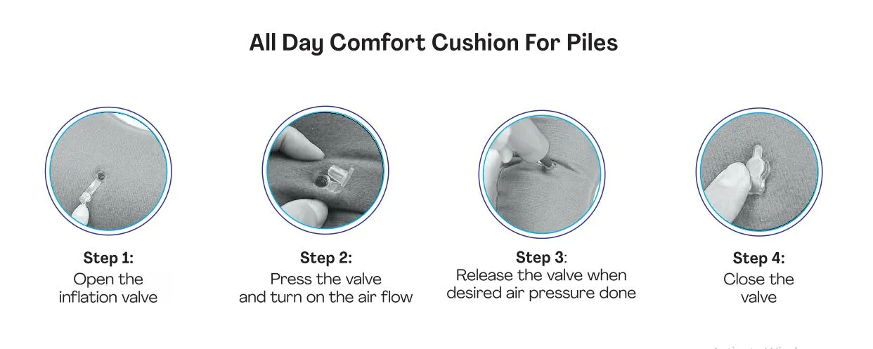 Inflatable Air Ring Pillow