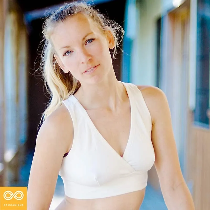 JANE PLUS CUP Organic Cotton Bra Top & Nursing Bra (Grown & Made in USA)