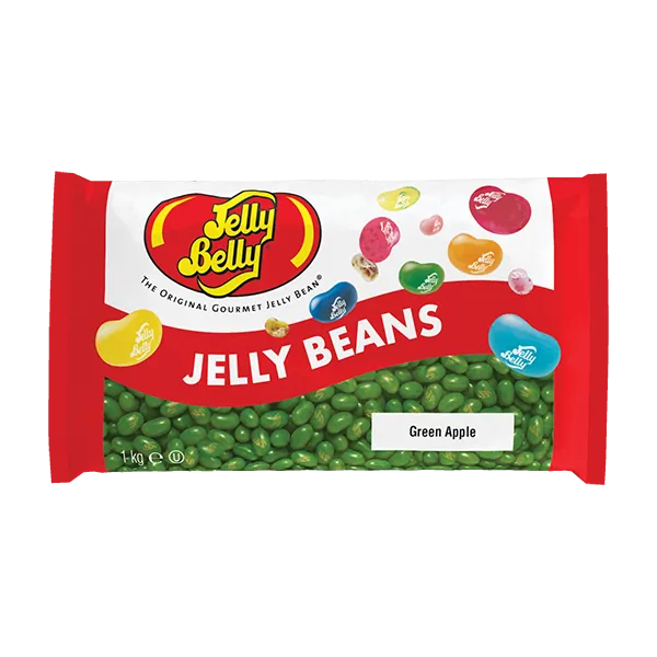 Jelly Belly Green Apple Jelly Beans - 1kg