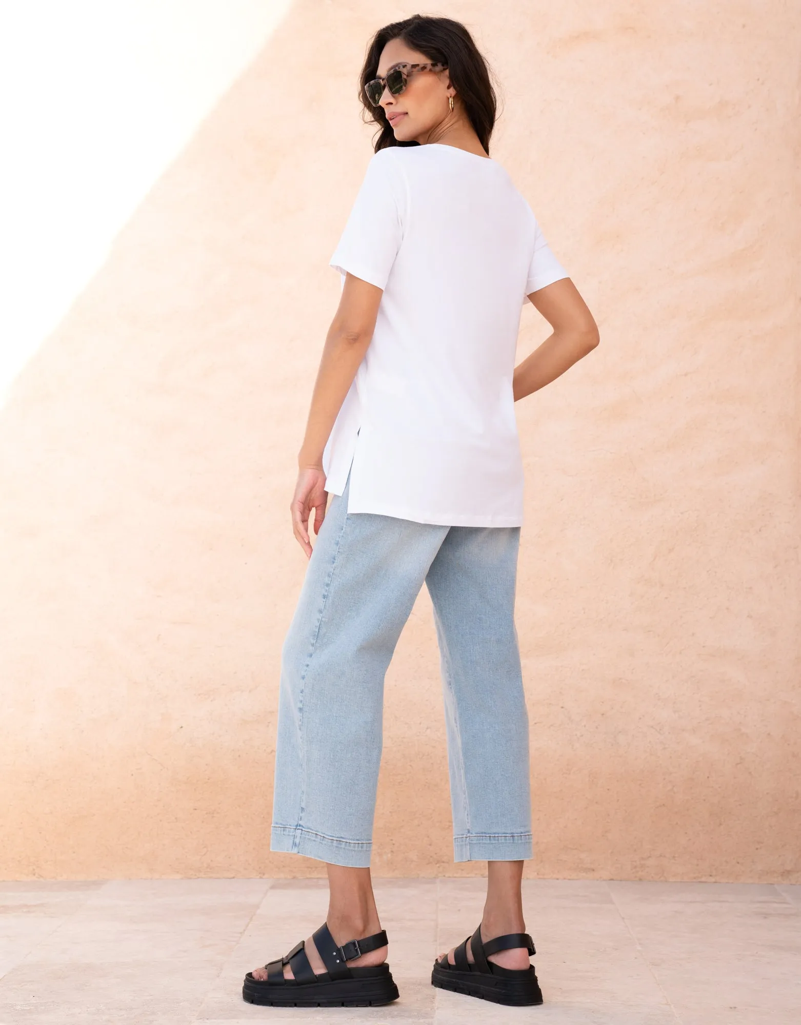 Jersey Short Sleeve Maternity T-Shirt