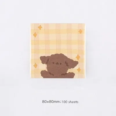 Kawaii Lovely Bear Milk Rabbit Memo Pads