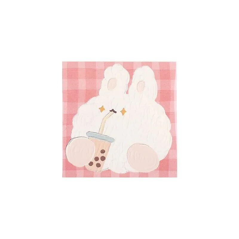 Kawaii Lovely Bear Milk Rabbit Memo Pads