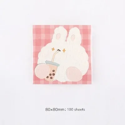 Kawaii Lovely Bear Milk Rabbit Memo Pads