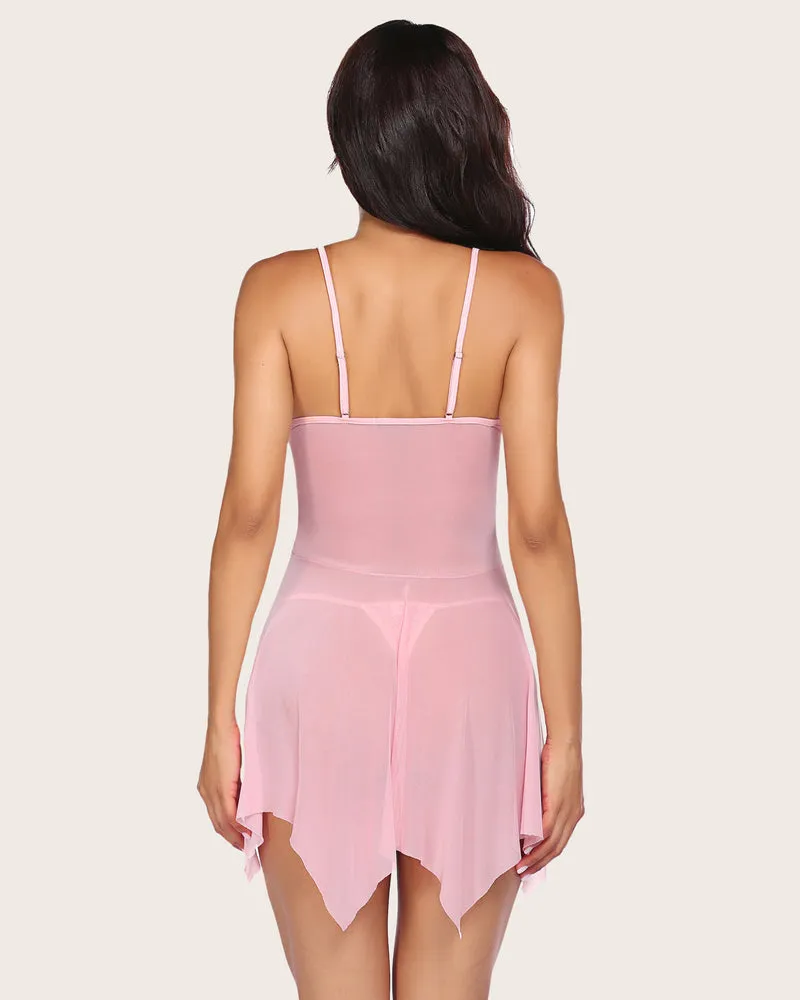 Lace Babydoll Outfits Plus Size Langeray