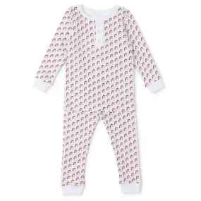 Lila & Hayes Boys Jack Pajamas Set - Red Holly Jolly Santa