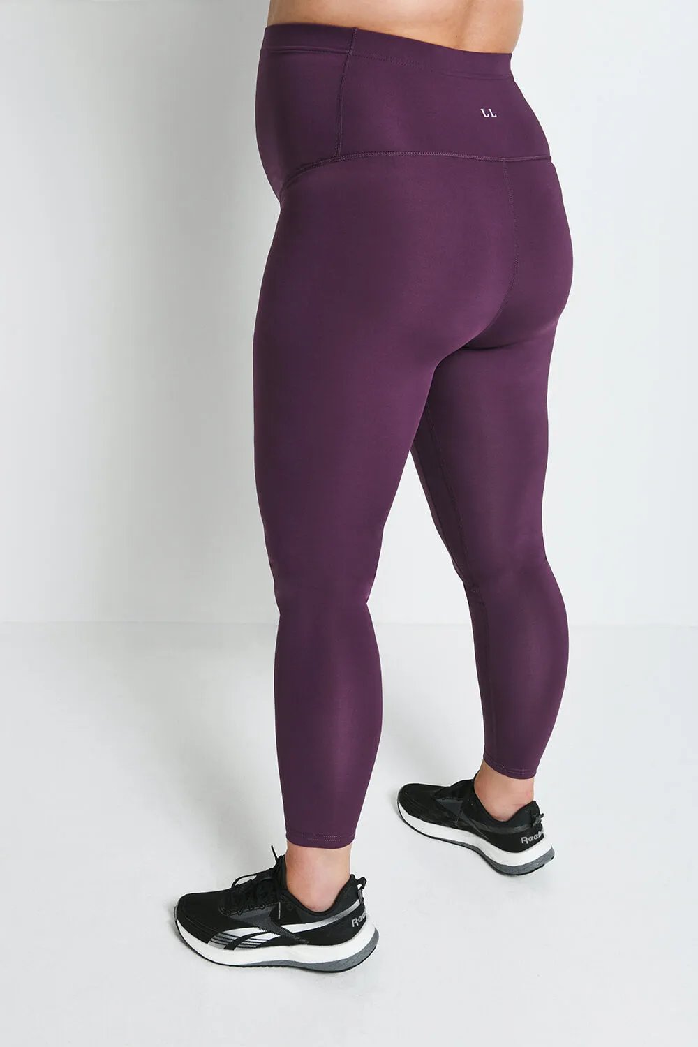 Maternity Focus 7/8 Sports Leggings - Mulberry Plum