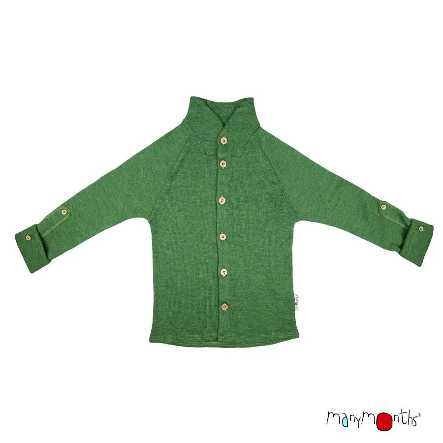 Natural Woollies Button Collar Cardigan