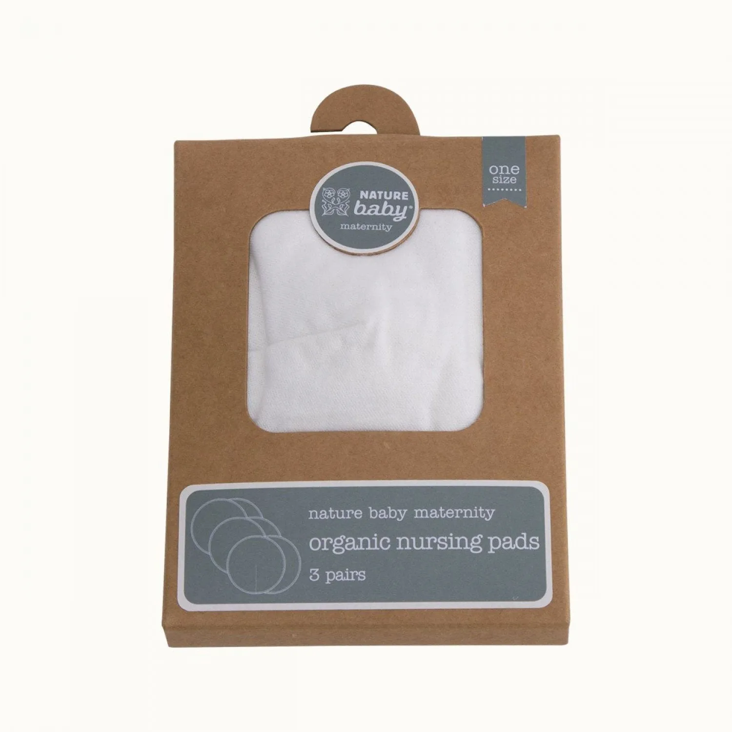 Nature Baby Organic Cotton Nursing Pads 3pk