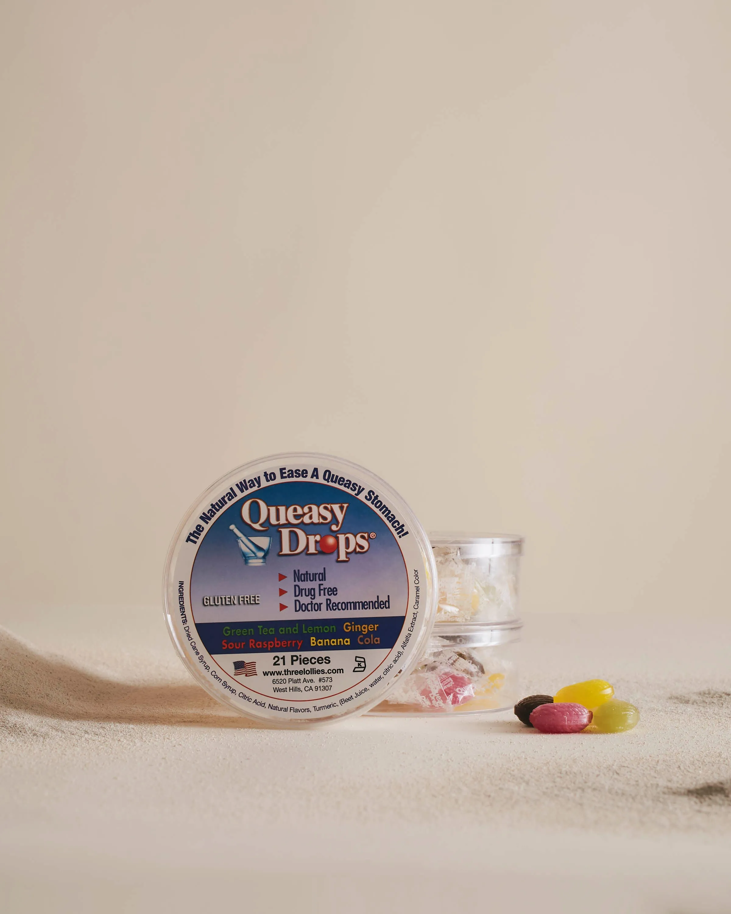 Nausea Relief Candies, Variety Flavors