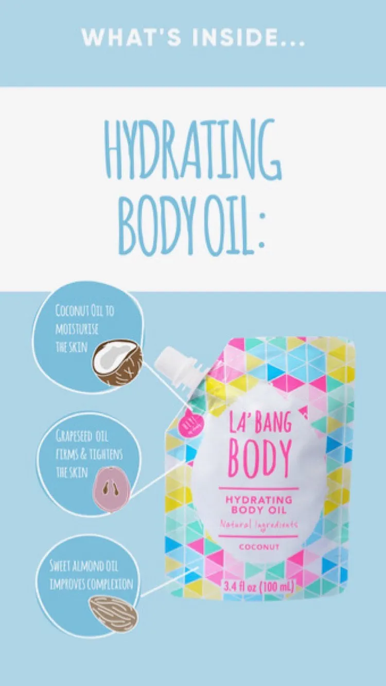 Nourish Me Hydrating Body Oil - Coconut - Original