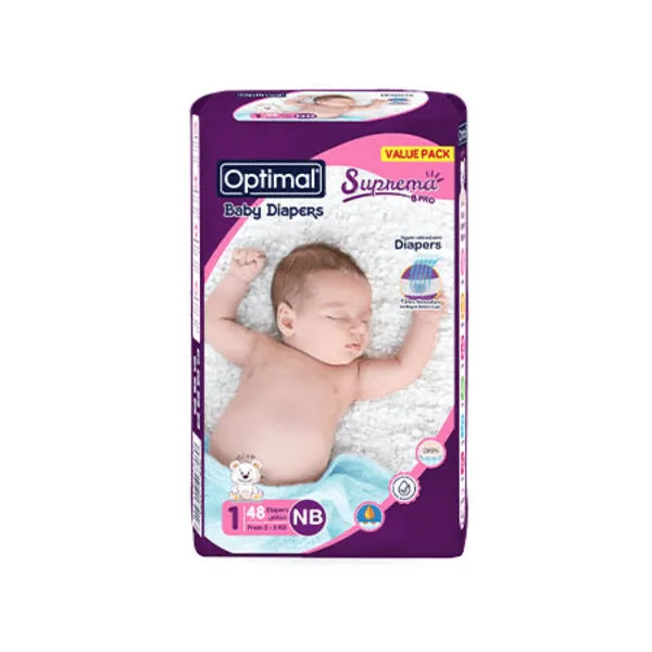 Optimal - Baby Diapers 1 New Born 2-5 Kg
