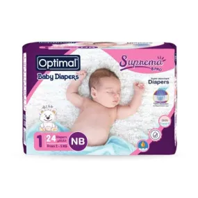 Optimal - Baby Diapers 1 New Born 2-5 Kg