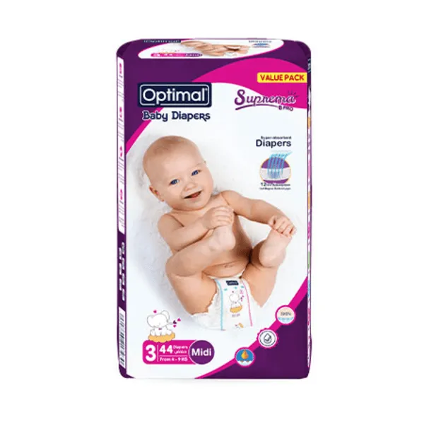 Optimal - Baby Diapers 3 Midi From 4-9 Kg