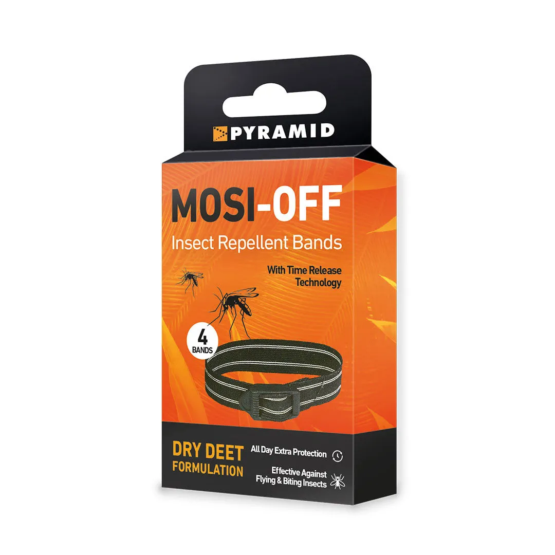 Pyramid DEET Mosquito Repellent Wrist Bands