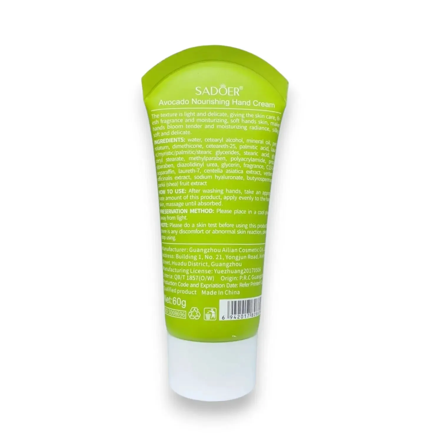 Sadoer Hand Cream 60g