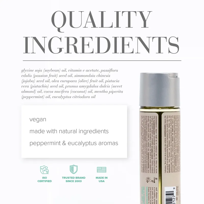 System JO Naturals Peppermint & Eucalyptus Massage Oil