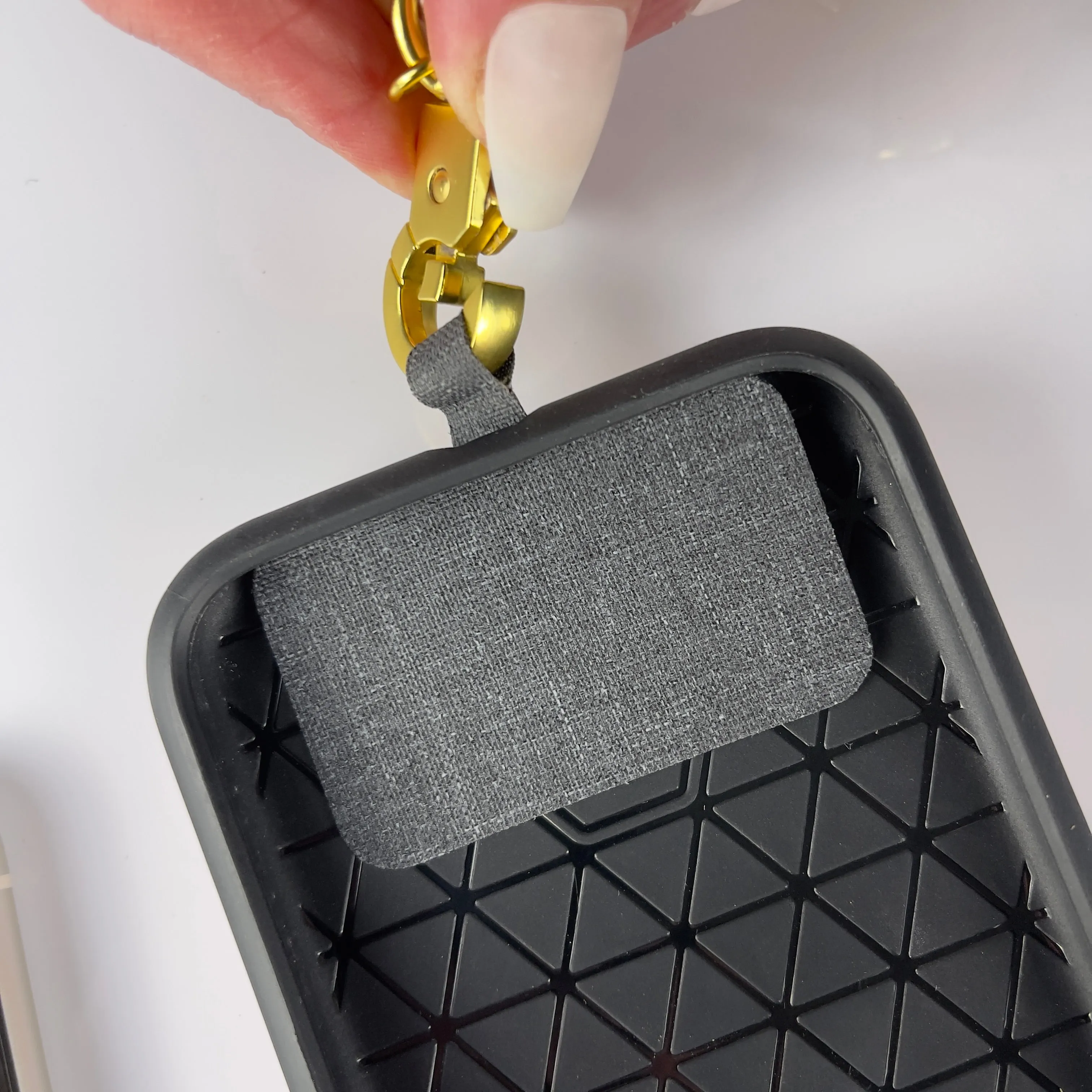 The Phone Leash Cellphone Carrier. Adjustable Strap For All Phone Cases Protect From EMF Radiation With Distance