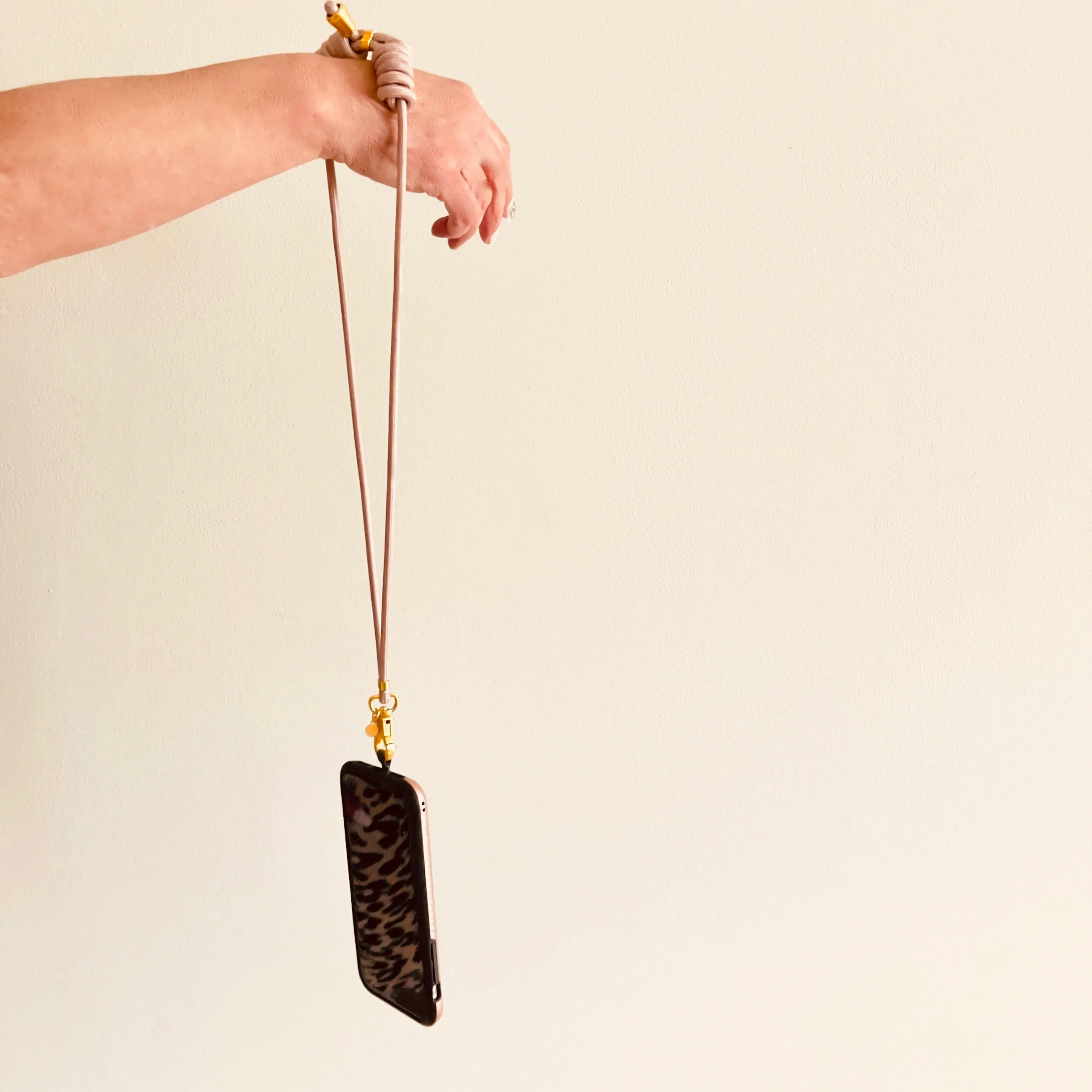 The Phone Leash Cellphone Carrier. Adjustable Strap For All Phone Cases Protect From EMF Radiation With Distance