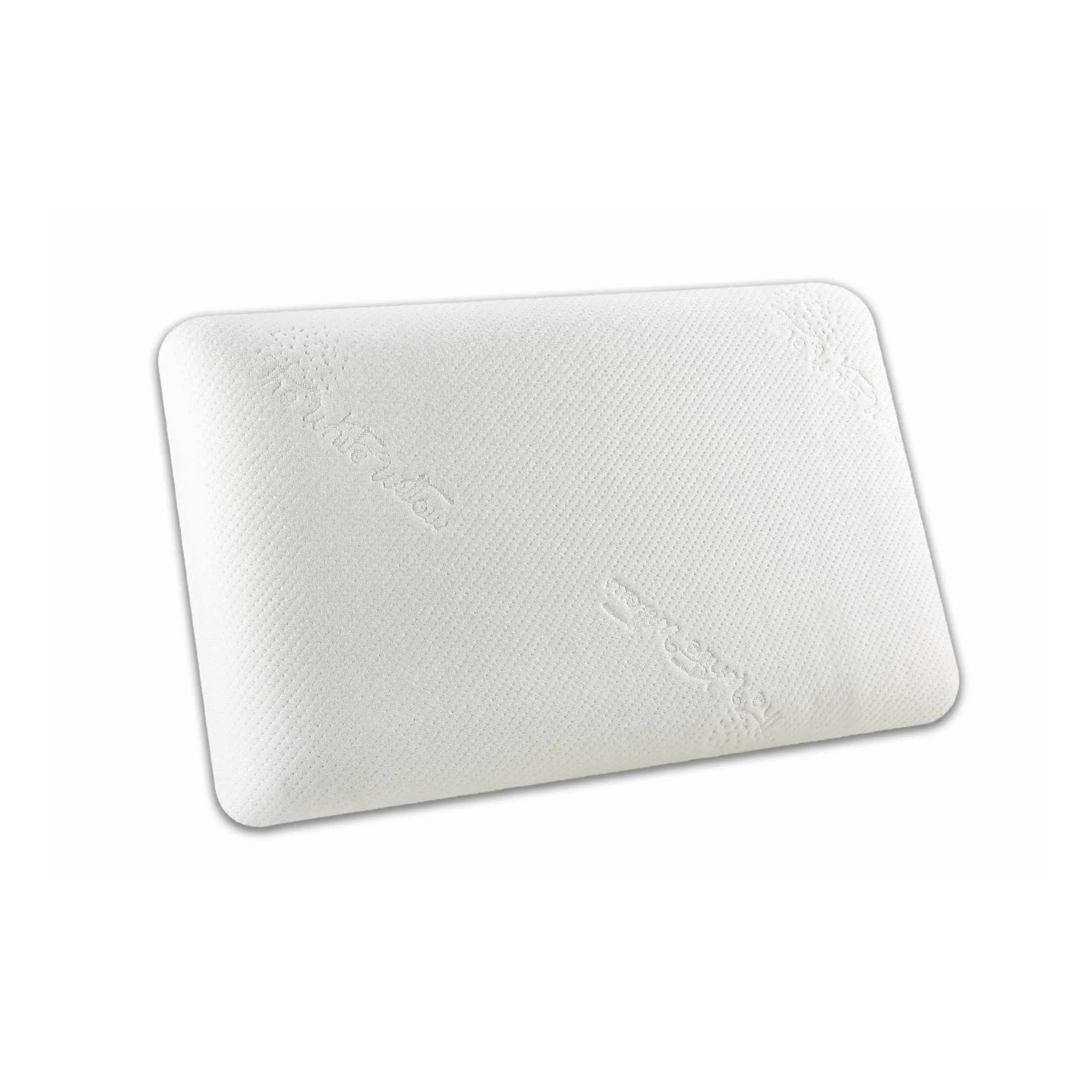 The White Willow Pillow Set of 2 Orthopedic Memory Foam Cooling Gel King Size Neck & Back Support Bed Pillow for Sleeping (24" L x 16" W x 5" H Inches)- Off White