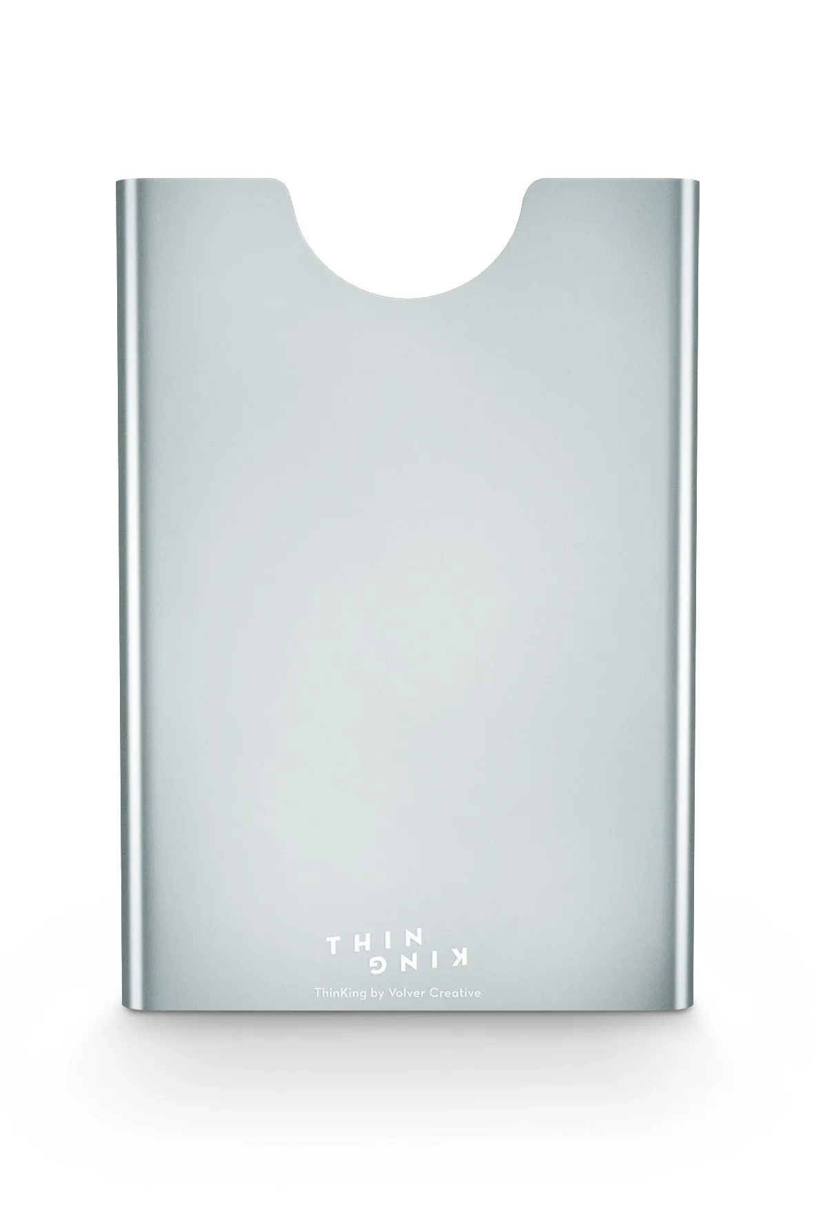 Thin King Aluminum Card Case - Silver