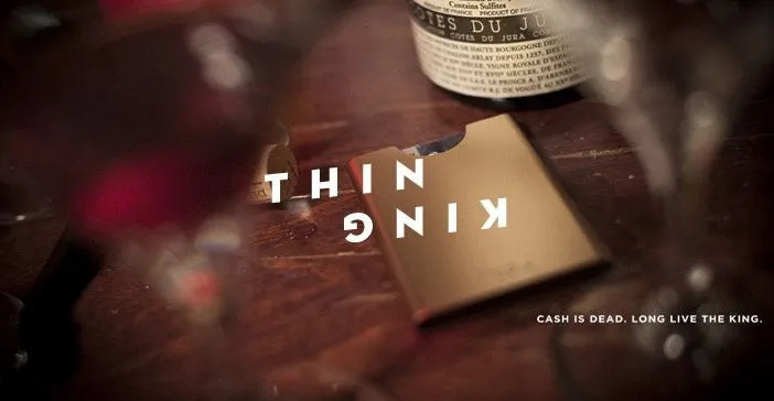 Thin King Aluminum Card Case - Titan