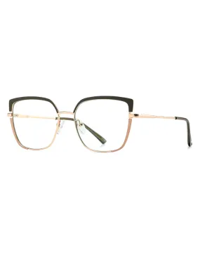 Women'S Metal Temple Blue Light Blocking Glasses
