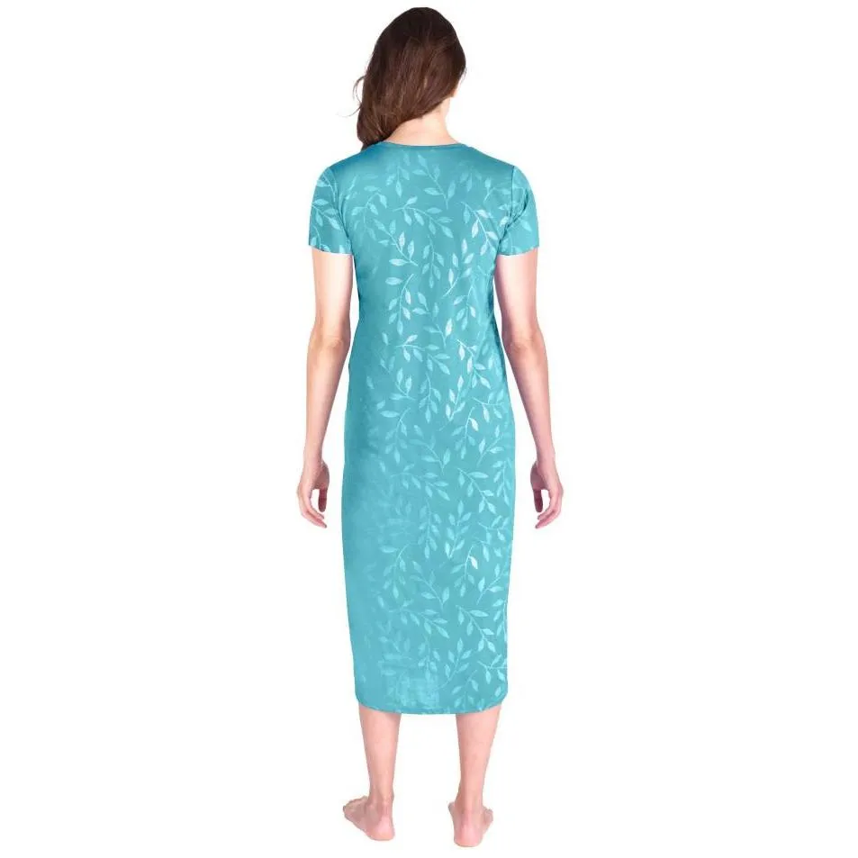 Women's Moisture Wicking Scoop Neck Nightshirt